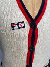 Load image into Gallery viewer, 1980 Fila Björn Borg vest Creme
