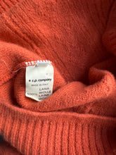 Load image into Gallery viewer, 1980s C.P. Company turtleneck jumper coral red
