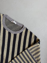 Load image into Gallery viewer, 1980s Giorgio Armani yellow black stripe jumper
