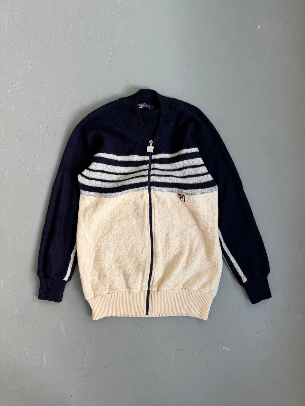1970s Fila maglificio track top wool