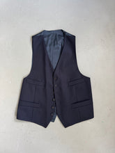 Load image into Gallery viewer, 1980s Giorgio Armani LeCollezioni 3piece suit navy

