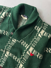 Load image into Gallery viewer, 1980s Emporio Armani shawl collar jumper green
