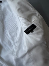 Load image into Gallery viewer, 2000s Gucci blazer 1button white
