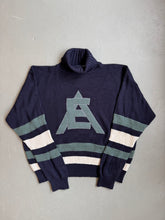 Load image into Gallery viewer, 1980s Emporio Armani turtleneck jumper blue / mint
