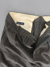 Load image into Gallery viewer, 1980s Emporio Armani checked wool pants
