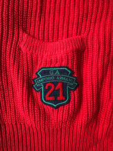 Load image into Gallery viewer, 1980s Emporio Armani 21 cardigan red
