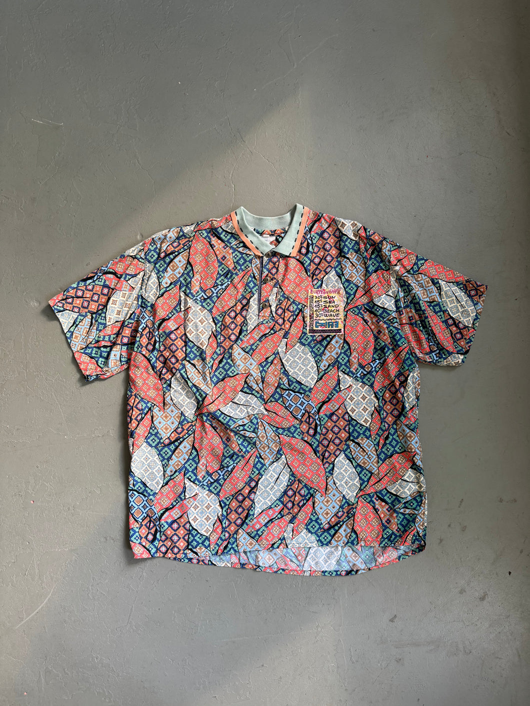 1980s Chipie polo multi color