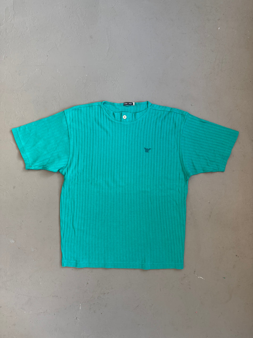 1980s Emporio Armani Henley green