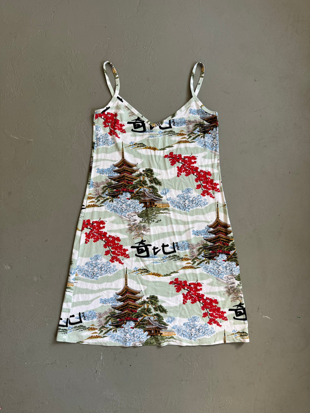 1990s Chipie jersey dress Japan print