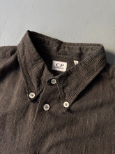 Load image into Gallery viewer, 2000s C.P. Company stripped shirt brown
