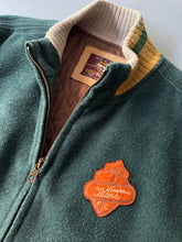 Load image into Gallery viewer, 1980s Classic Nouveau varsity leather jacket green
