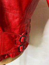 Load image into Gallery viewer, 1980s GIANFRANCO Ferre leather jacket red
