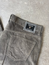 Load image into Gallery viewer, 2000s Versace jeans corduroy silver brown
