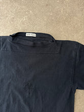 Load image into Gallery viewer, 1980s Stone Island turtleneck T-Shirt navy blue
