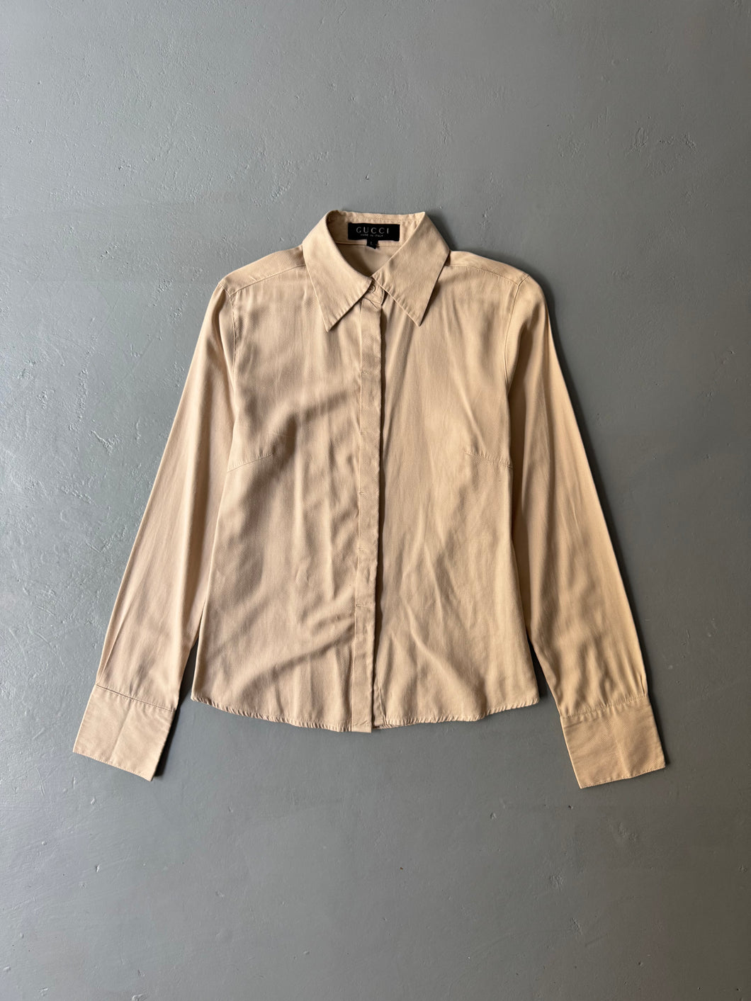 1990s Gucci Shirt crème / Tom Ford design
