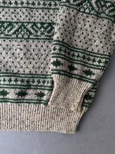 Load image into Gallery viewer, 1980s Emporio Armani winter jumper green / red
