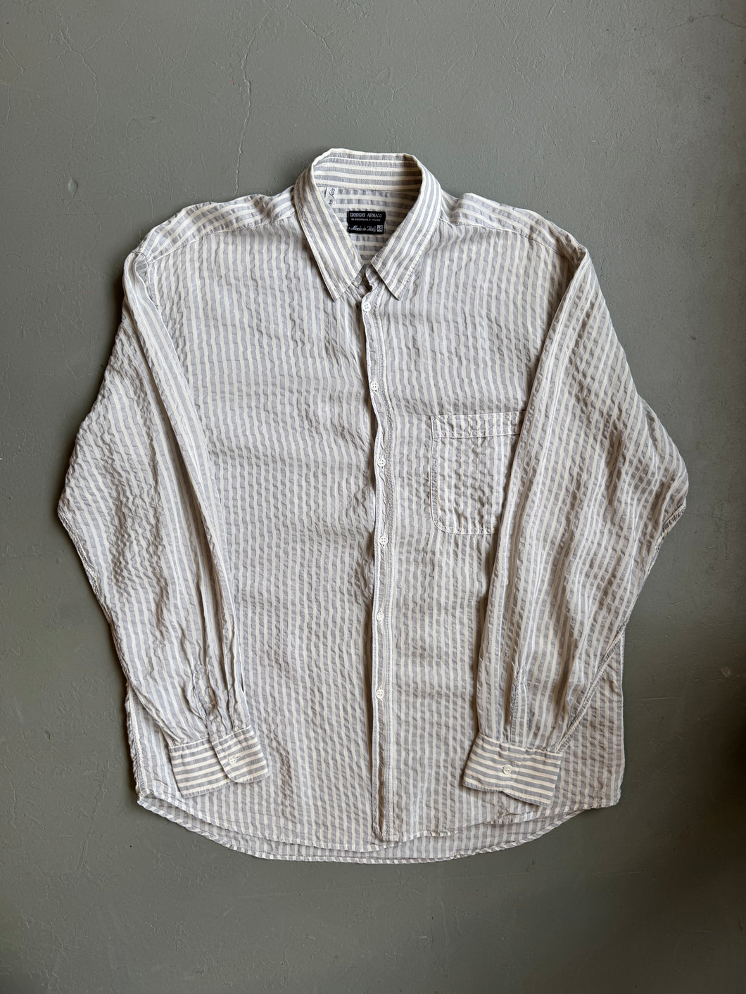 1992 Giorgio Armani black label silk shirt archive fashion vintage 