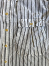 Load image into Gallery viewer, 1990s Giorgio Armani striped shirt black / white
