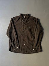 Load image into Gallery viewer, 2000s C.P. Company stripped shirt brown
