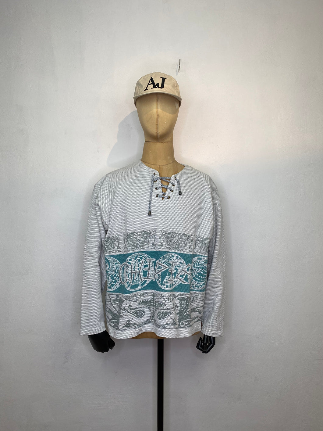 1990s Chipie sweater Viking print