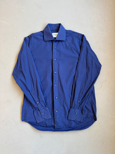 1990s Gianfranco Ferre Shirt Blue vintage archive fashion 