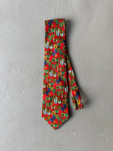 Load image into Gallery viewer, 1980s Gianfranco Ferre necktie red emblems
