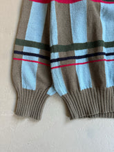 Load image into Gallery viewer, 1980s Giorgio Armani jumper check and stripe
