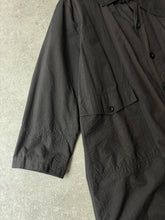 Load image into Gallery viewer, 1980s Emporio Armani dust coat black
