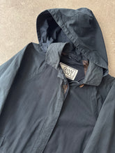Load image into Gallery viewer, 1990s Gianni Versace hood coat blue
