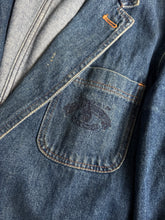 Load image into Gallery viewer, 1980s Aj denim blazer gold label
