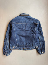 Load image into Gallery viewer, 1980s Classic nouveau denim jacket round chest pockets
