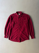 Load image into Gallery viewer, 1980s Moschino jeans shirt red velvet
