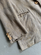 Load image into Gallery viewer, 1980s Giorgio Armani blazer flower gray
