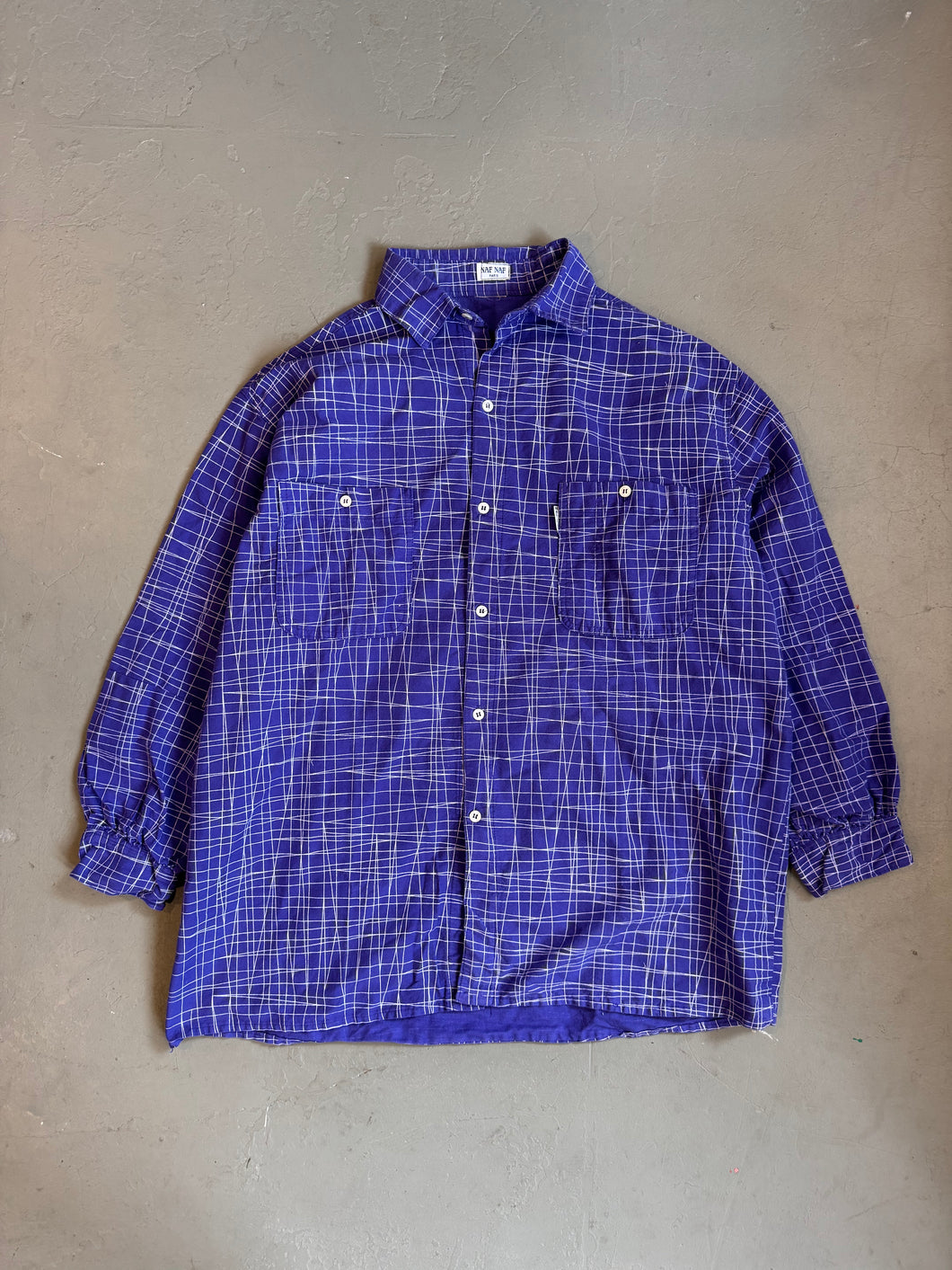 1980s NAF NAF shirt purple