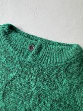 Load image into Gallery viewer, 1980s Emporio Armani Henley jumper green
