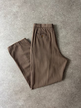 Load image into Gallery viewer, 1980s Giorgio Armani trousers brown black label
