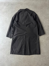 Load image into Gallery viewer, 1980s Emporio Armani dust coat black

