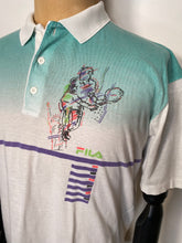 Load image into Gallery viewer, 1980s Fila NY Tennis Polo
