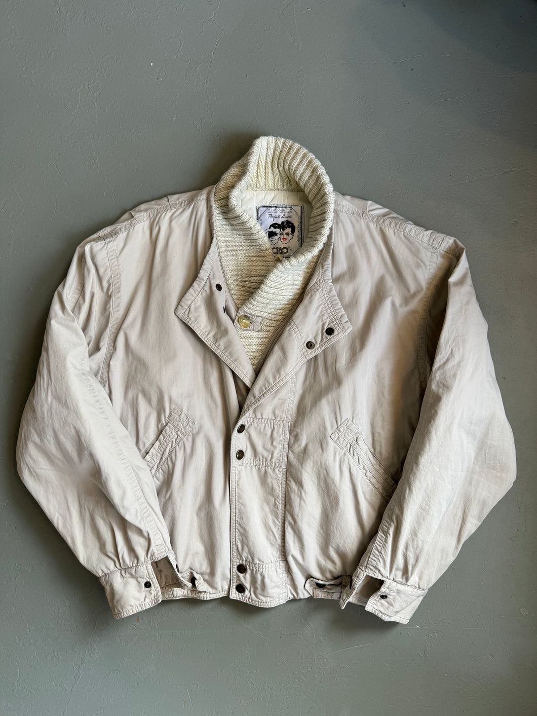 1980s Ciao jacket white