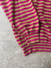 Load image into Gallery viewer, 1980s Best Company striped polo long sleeve red beige
