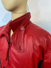 Load image into Gallery viewer, 1980s GIANFRANCO Ferre leather jacket red
