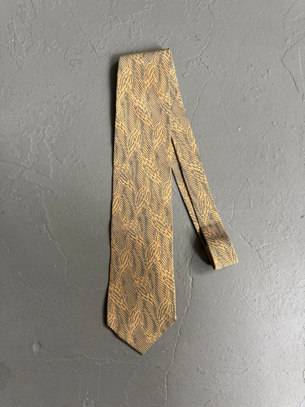 1990s Giorgio Armani necktie yellow