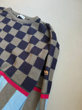 Load image into Gallery viewer, 1980s Giorgio Armani jumper check and stripe
