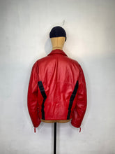 Load image into Gallery viewer, 1980s GIANFRANCO Ferre leather jacket red
