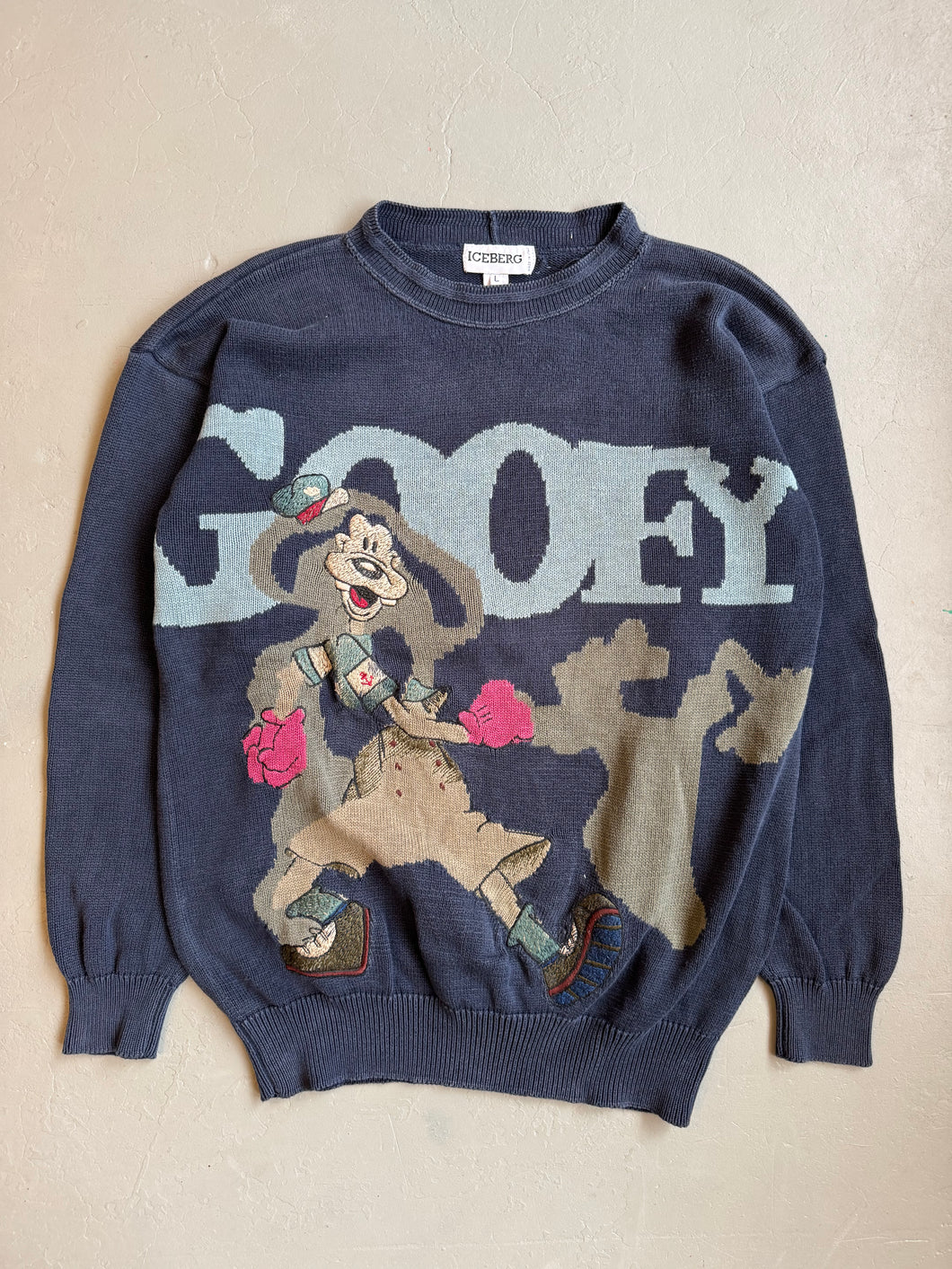 1980s Iceberg goofy jumper blue vintage archive fashion 