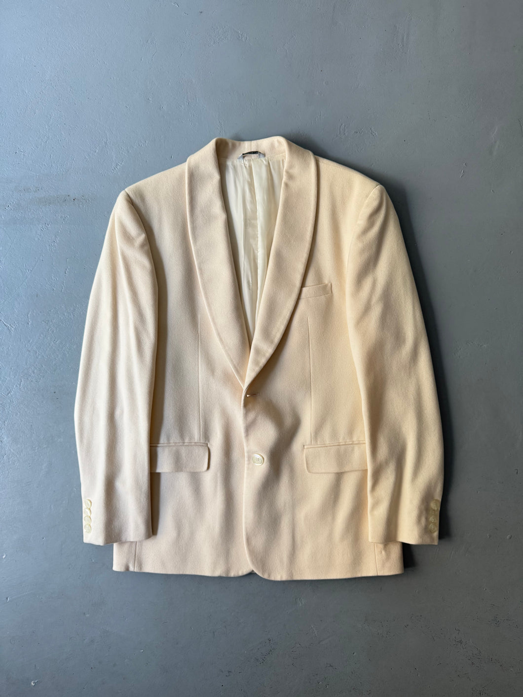1990s Gianni Versace dinner jacket crème