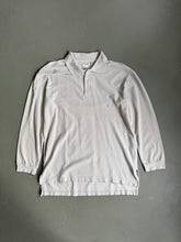 Load image into Gallery viewer, 1980s Giorgio Armani LeCollezioni long sleeve polo off white
