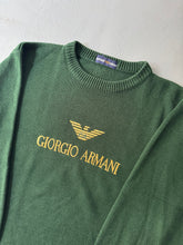 Load image into Gallery viewer, 1980s Emporio Armani jumper golden stitching
