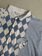 Load image into Gallery viewer, 1970s Fiorucci pirate polo gray
