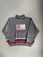 Load image into Gallery viewer, 1980s Chipie turtleneck jumper oversized
